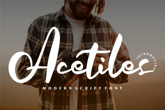 Acetiles: A Friendly Handwritten Font for Editorial Design