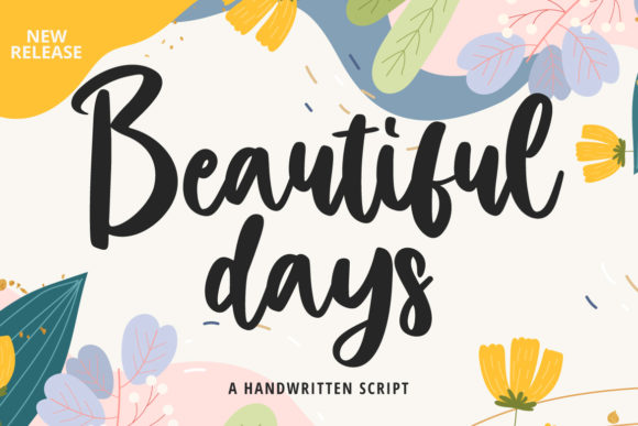 Beautiful Days: A Handwritten Font for Elegant Branding