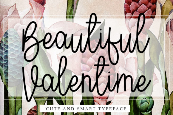 Beautiful Valentine: A Handwritten Font for Editorial Charm