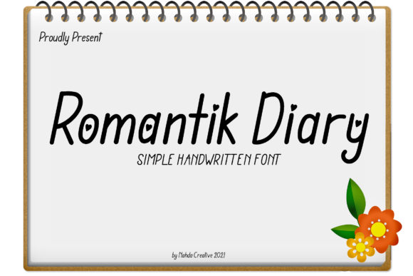 Bring Charm to Your Creations with Romantic Diary Font