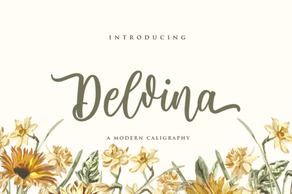Delvina: A Script Font with Elegance and Versatility