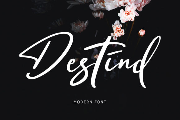 Destind: A Modern Handwritten Font for Editorial Design