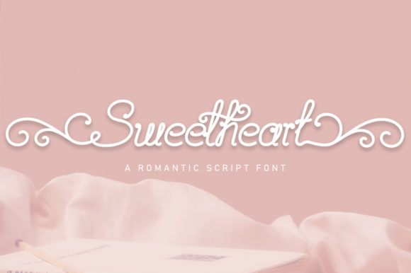 Discover Sweetheart: A Delicate Script Font for Elegant Publishing