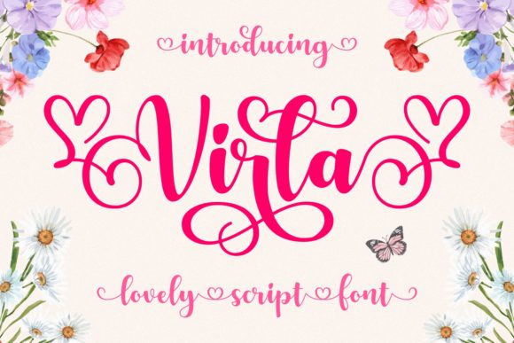 Discover the Charm of Virla: A Versatile Handwritten Font