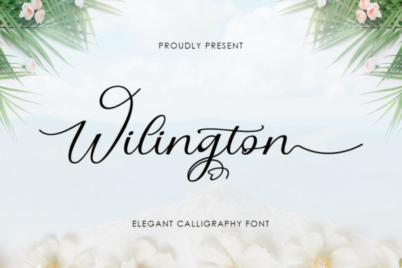 Enchanting Wilington: A Versatile Script Font for Crafters