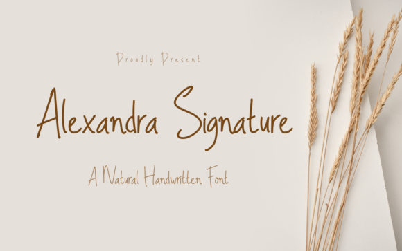 Enhance Your Brand with Alexandra Signature Font