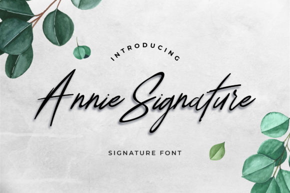 Enhance Your Brand with Annie Signature Font