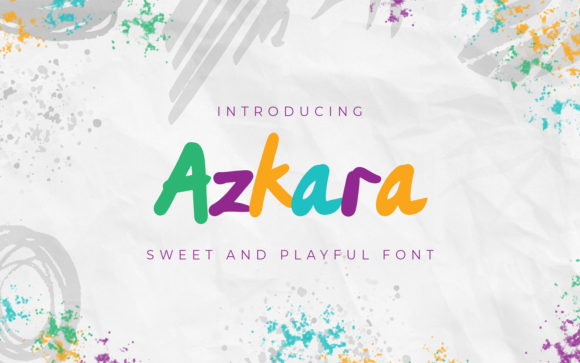 Enhance Your Brand with Azkara: A Playful and Friendly Font