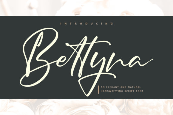 Enhance Your Brand with Bettyna: A Stylish Script Font