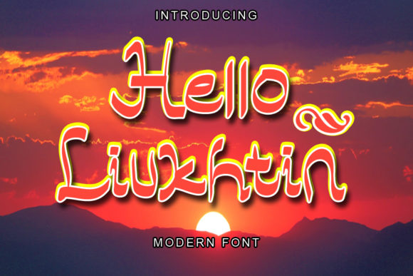 Enhance Your Handmade Creations with Hello Liukhtin Font