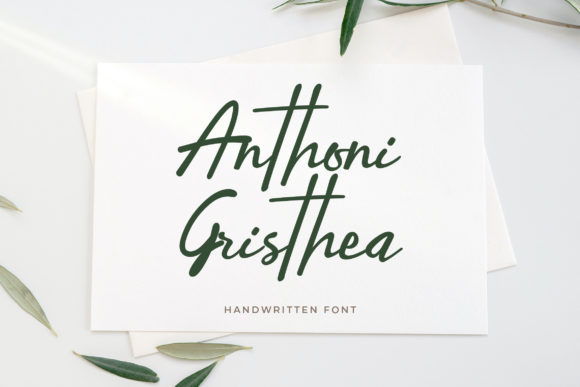 Enhance Your Web Design with Anthoni Gristhea Font
