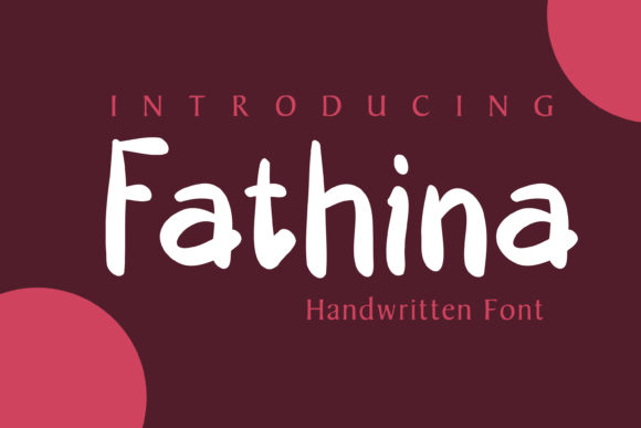 Enhance Your Web Design with Fathina Font