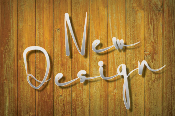 Introducing New Design: A Stylish Handwritten Font
