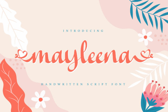 Mayleena: A Whimsical Script Font for Elegant Publishing