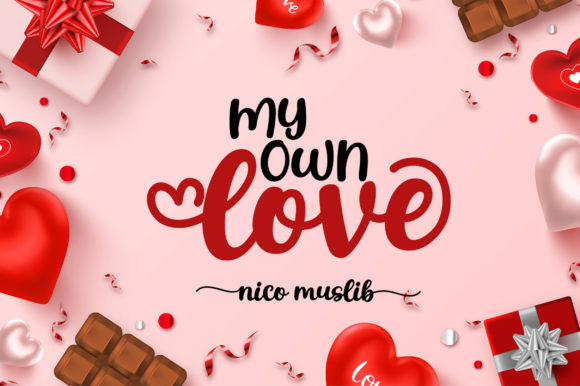 My Own Love: A Charming Handwritten Font for Creative Branding