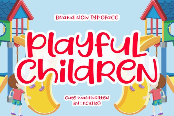 Playful Children: A Charming Handwritten Font for Editorial Design