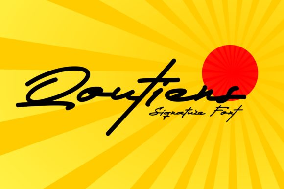 Qoutiens: A Versatile Handwritten Font for Editorial Design