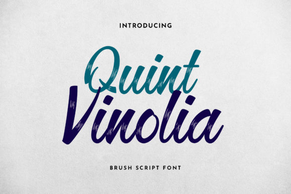 Quint Vinolia: A Handwritten Font for Editorial Elegance