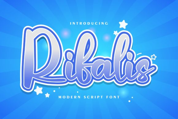 Rifalis: A Quirky Script Font for Engaging Editorial Design