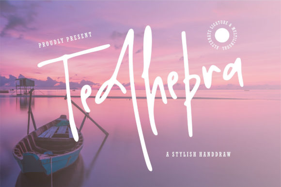 Tedhebra: A Stylish Script Font for Modern Campaigns