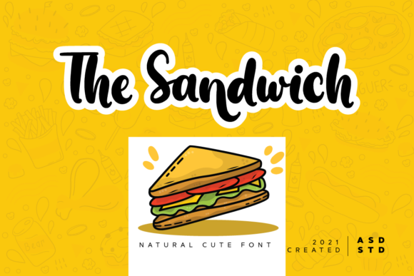 The Sandwich: A Modern Script Font for Editorial Elegance