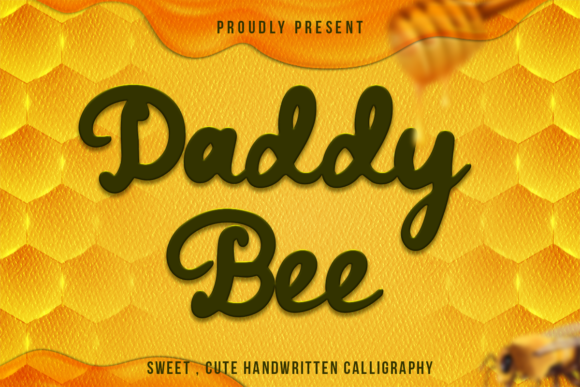 Transform Your Brand with Daddy Bee: A Charming Handwritten Font