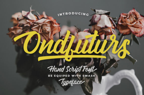 Transform Your Brand with Ondfuturs: A Bold Handwritten Font