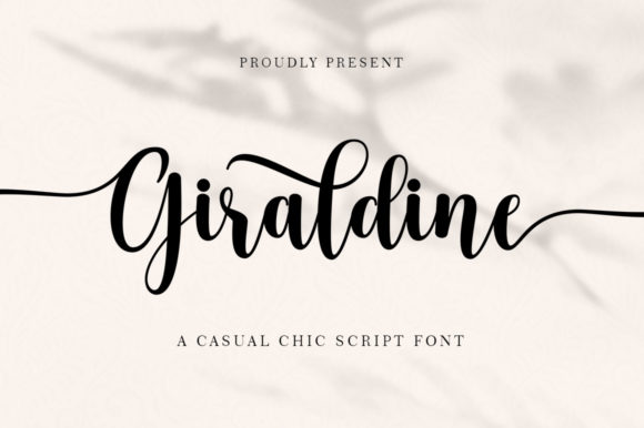 Unveiling Giraldine: A Romantic Script Font for Branding