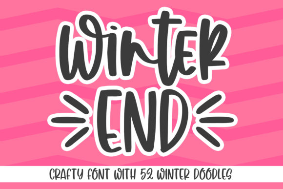 Winter End: A Joyful Handwritten Font for Web Design
